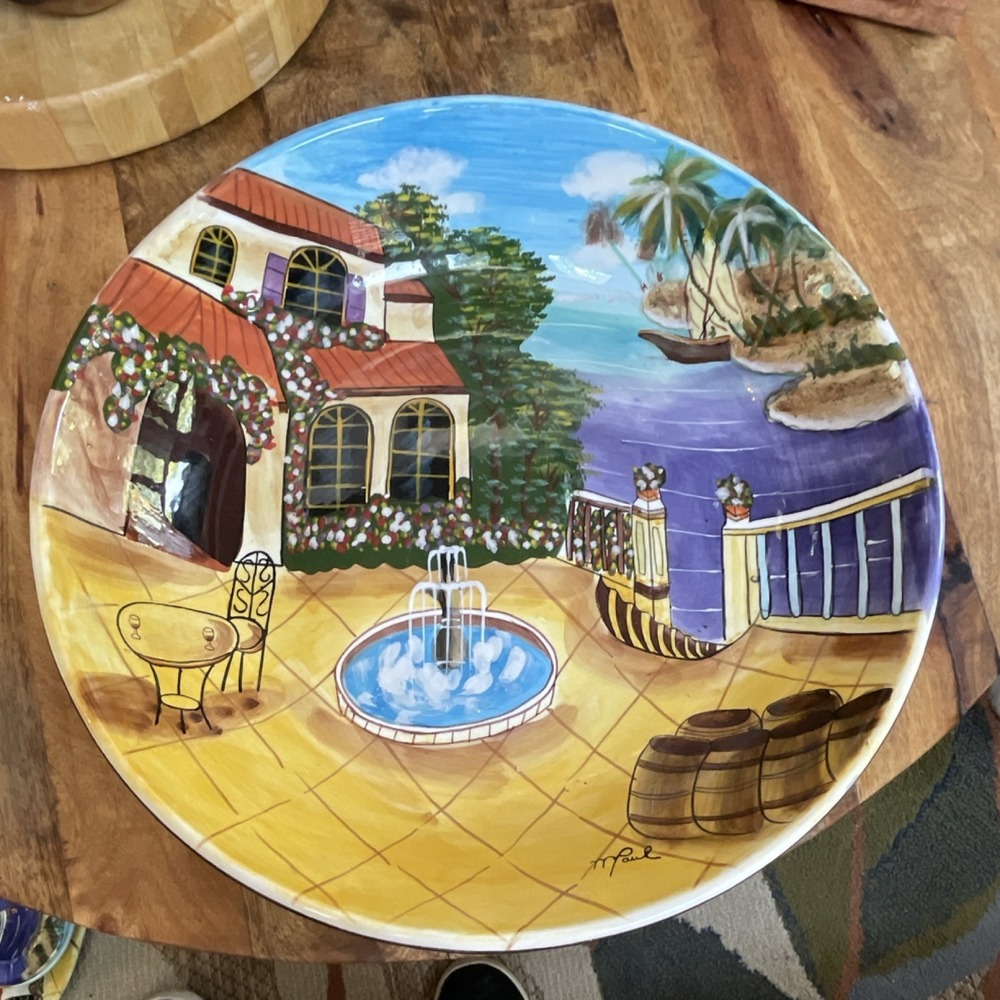 Tuscan Bay Collection‎ Ceramic Decorative bowl by Mark Paul